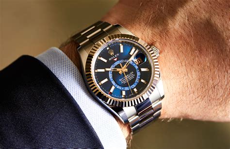 rolex skydweller blue dial review|Rolex Sky-Dweller bracelet.